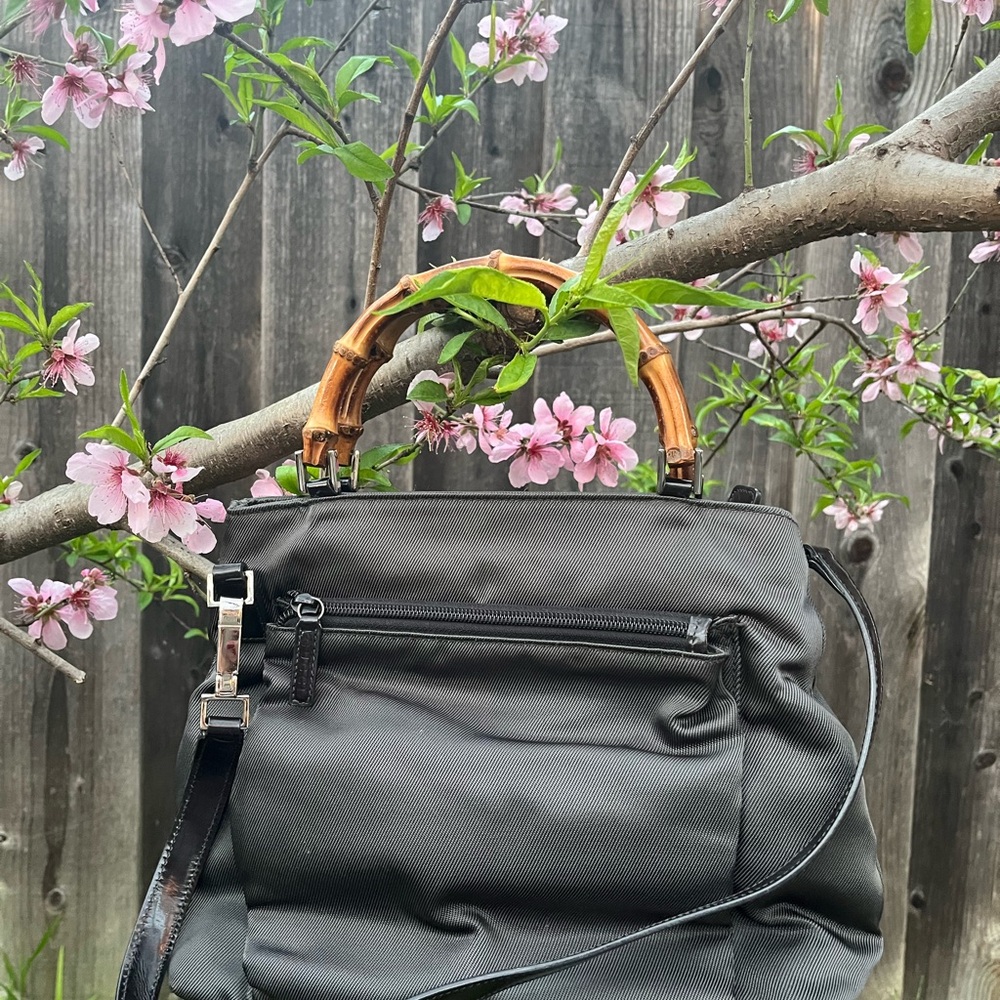 Automatic Gucci Bamboo-Handle Shoulder Bag